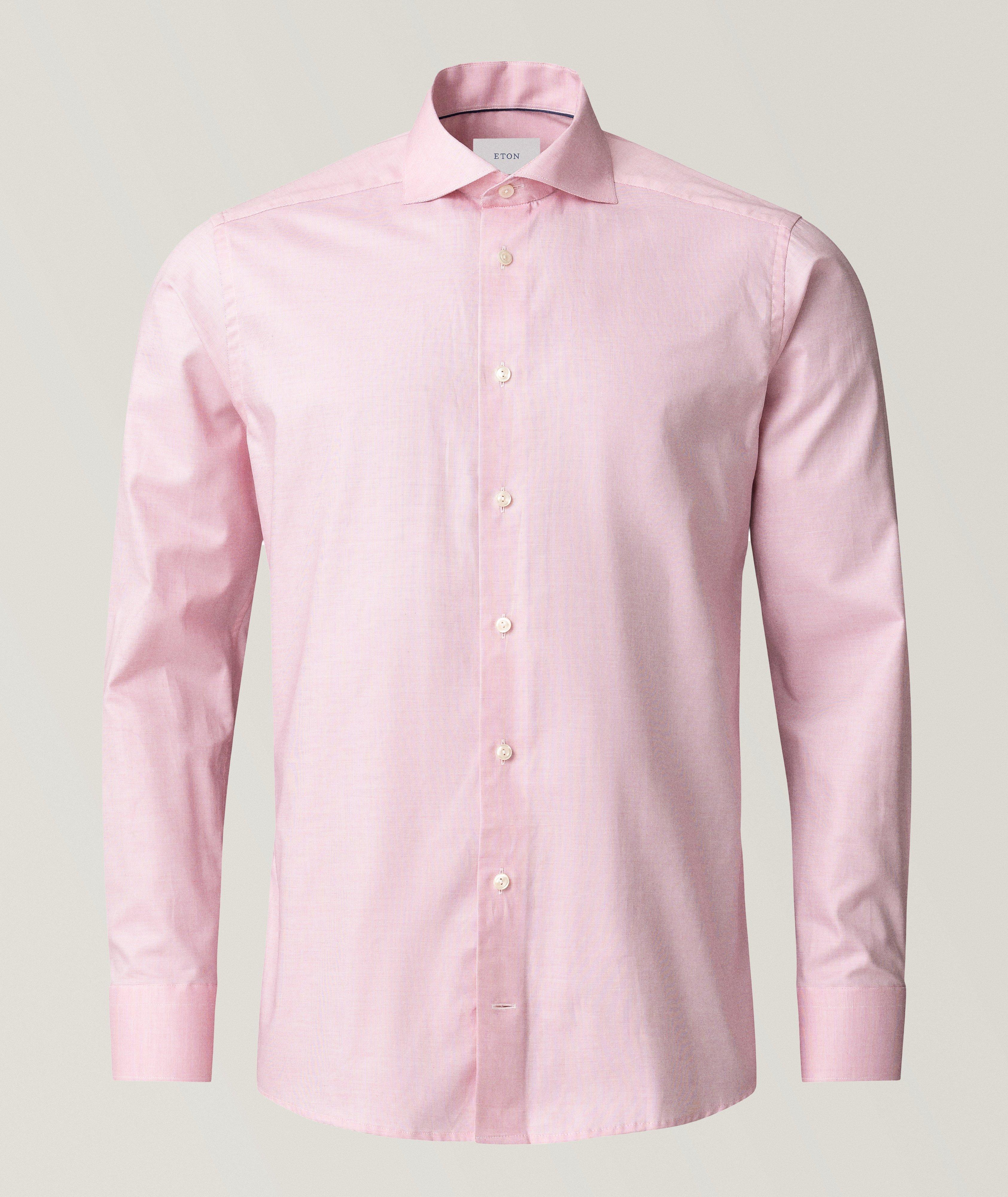 Slim-Fit Solid Oxford Dress Shirt image 1