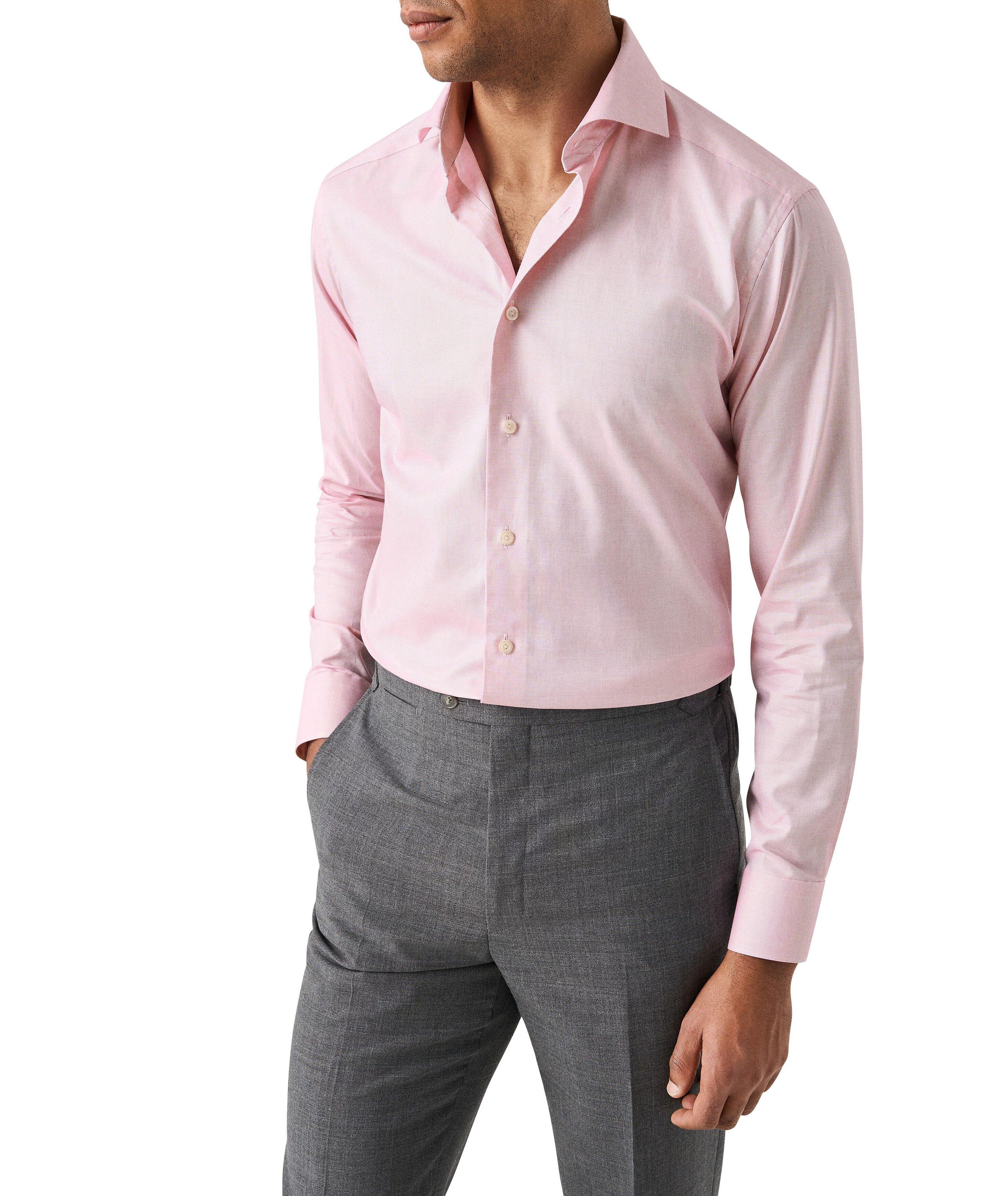 Slim-Fit Solid Oxford Dress Shirt image 2