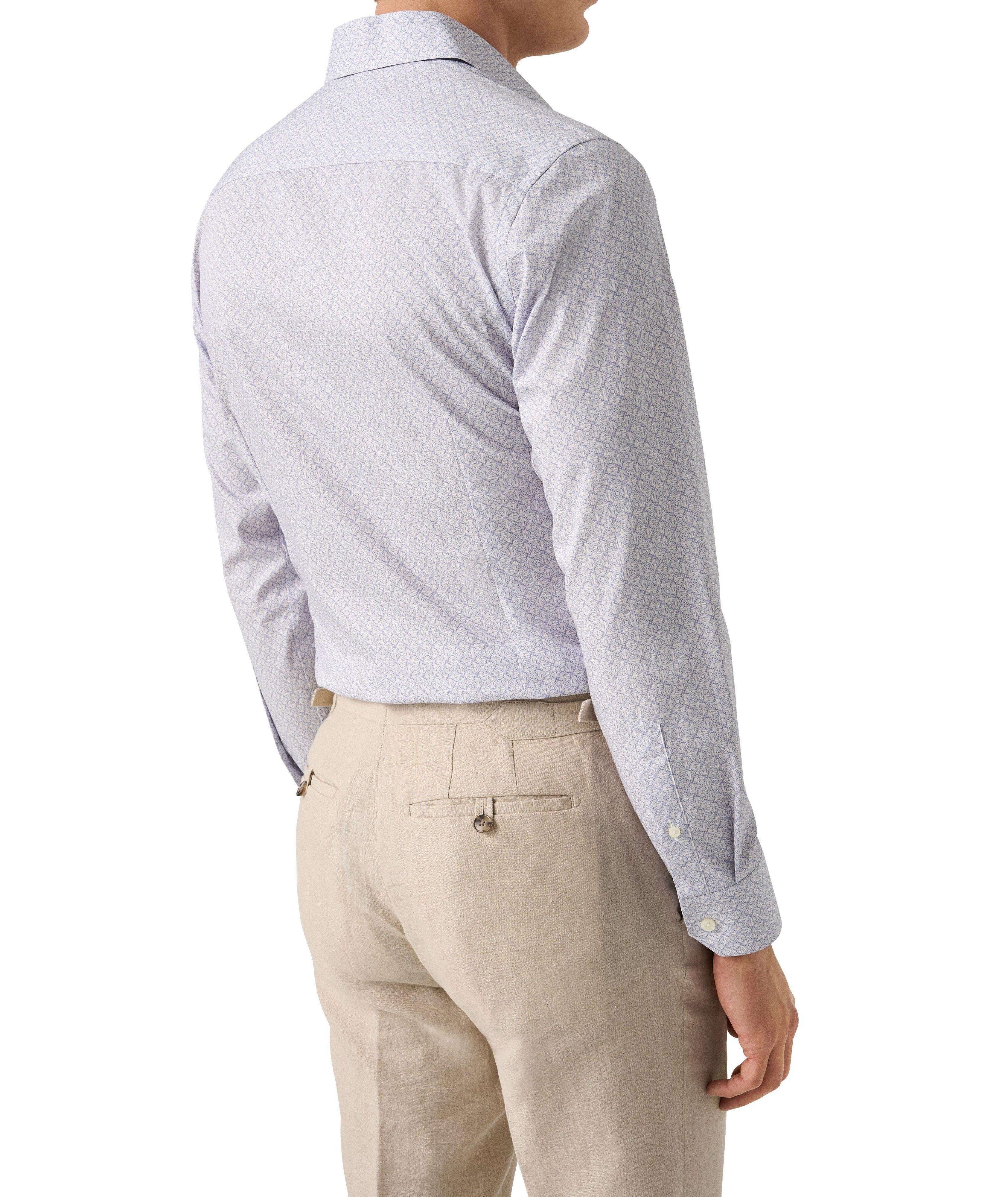 Slim-Fit Geometric Dress Shirt image 2