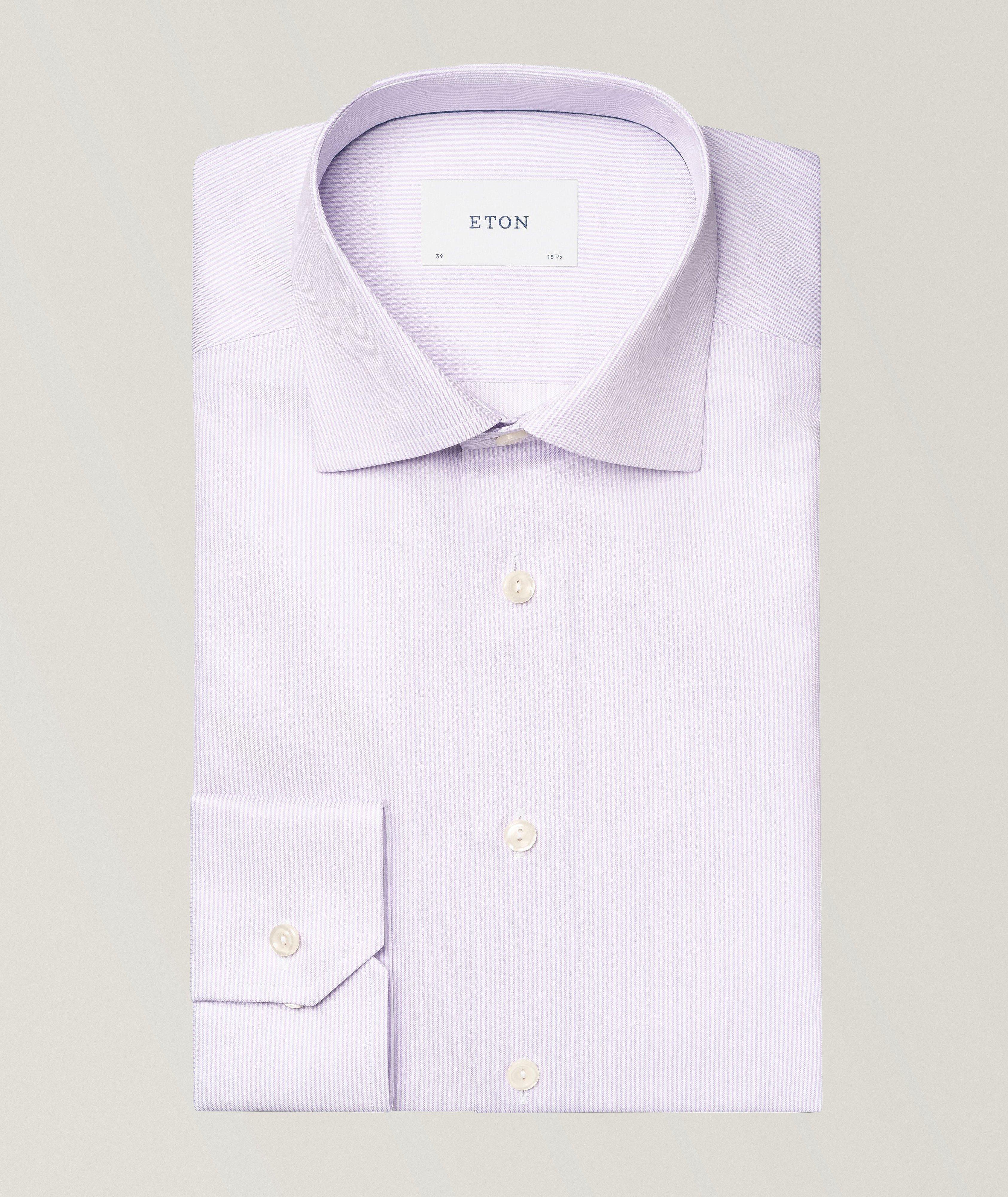 Eton Contemporary-Fit Stripe Dress Shirt