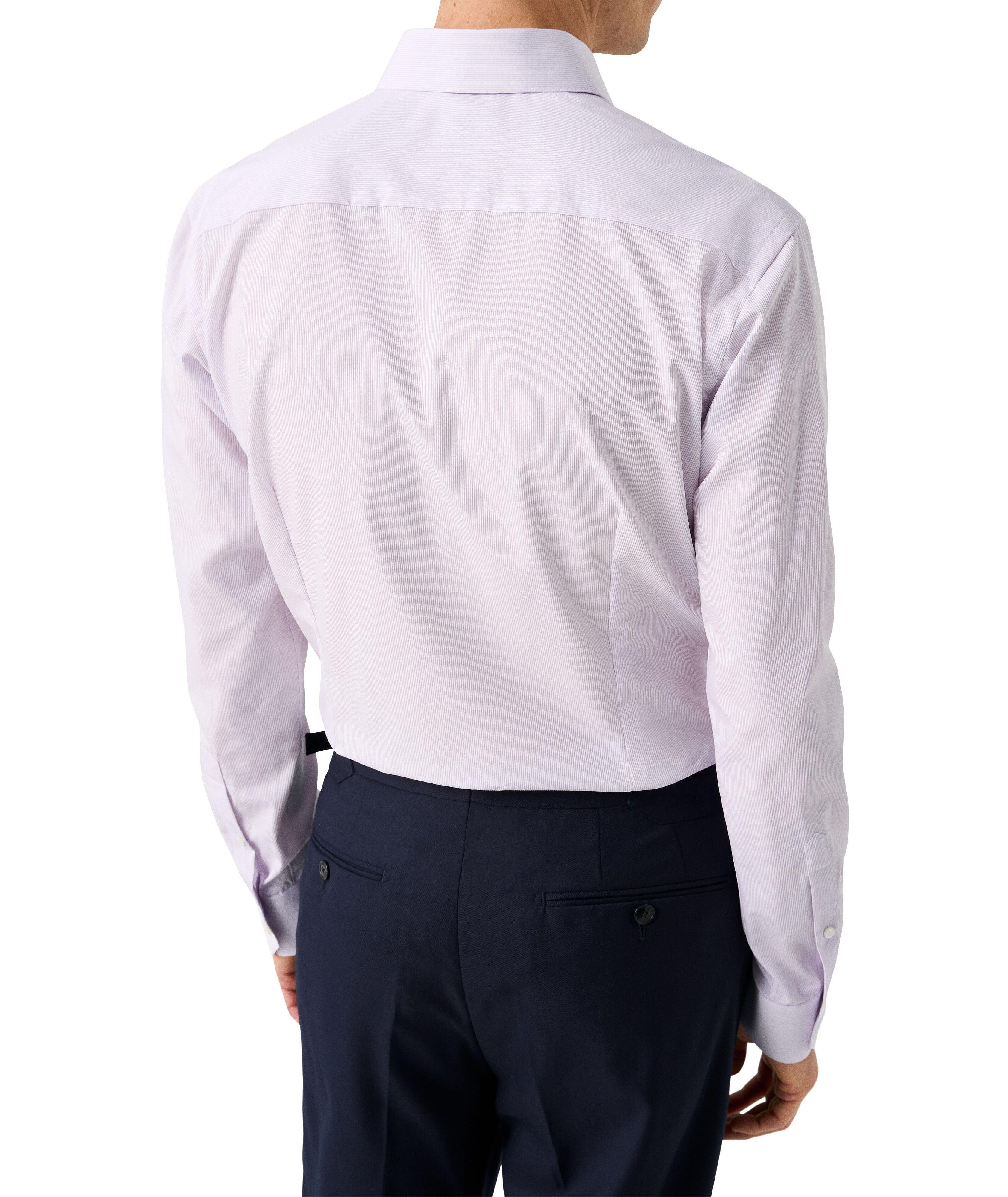 Contemporary-Fit Elevated Stripe Dress Shirt image 3