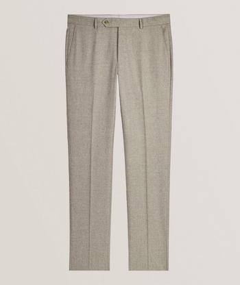 パンツ BRUNELLO CUCINELLI WOOL AND CASHMERE TROUSERS Brunello Cucinelli Prince of Wales Wool-Cashmere Pants