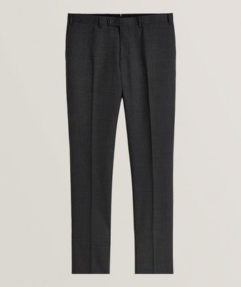 Kiton Solid Wool Tuxedo Pants | Dress Pants | Harry Rosen