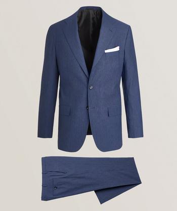 Emporio Armani M Line Tonal Pinstripe Suit | Suits | Harry Rosen