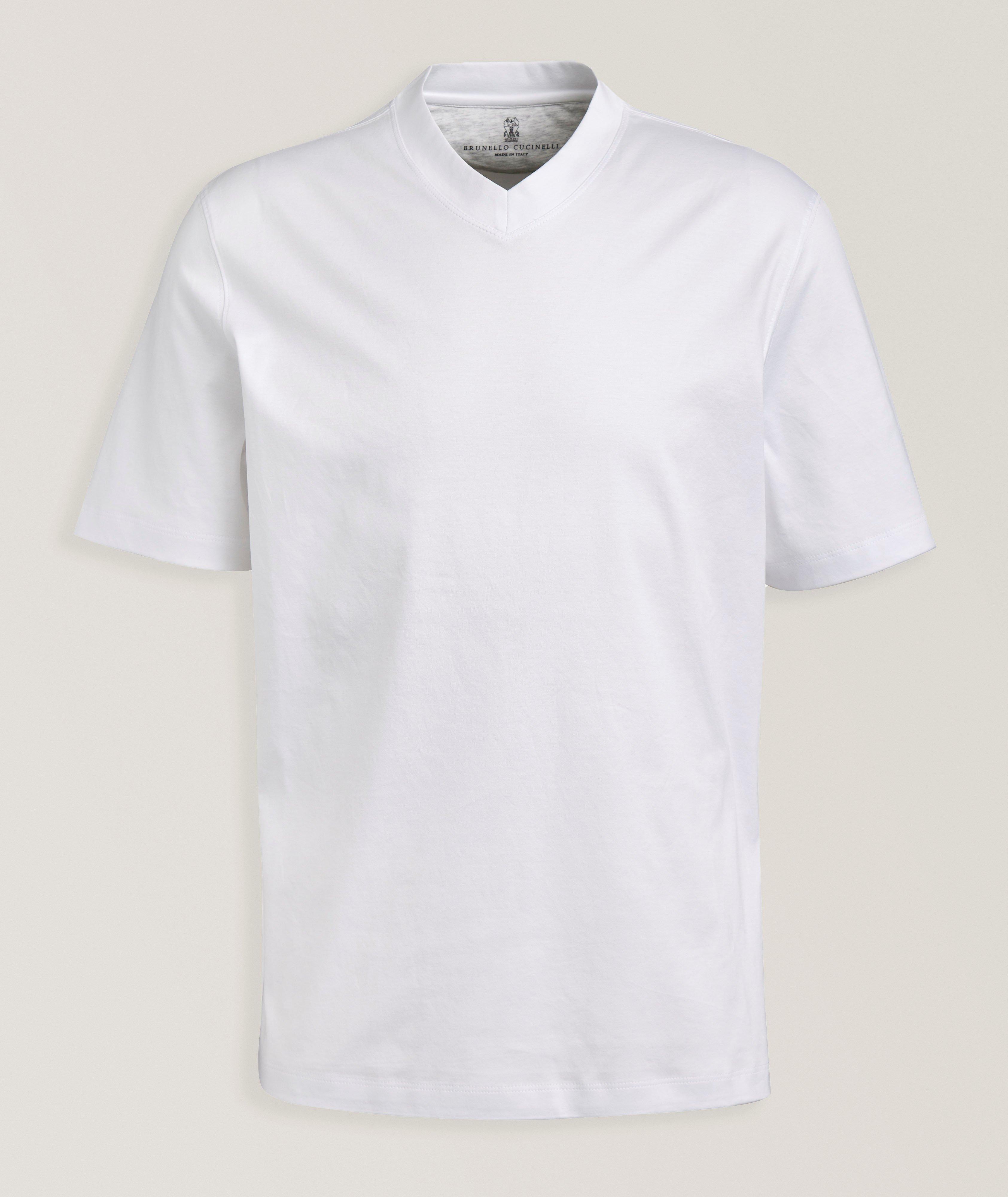 Cotton V-Neck T-Shirt