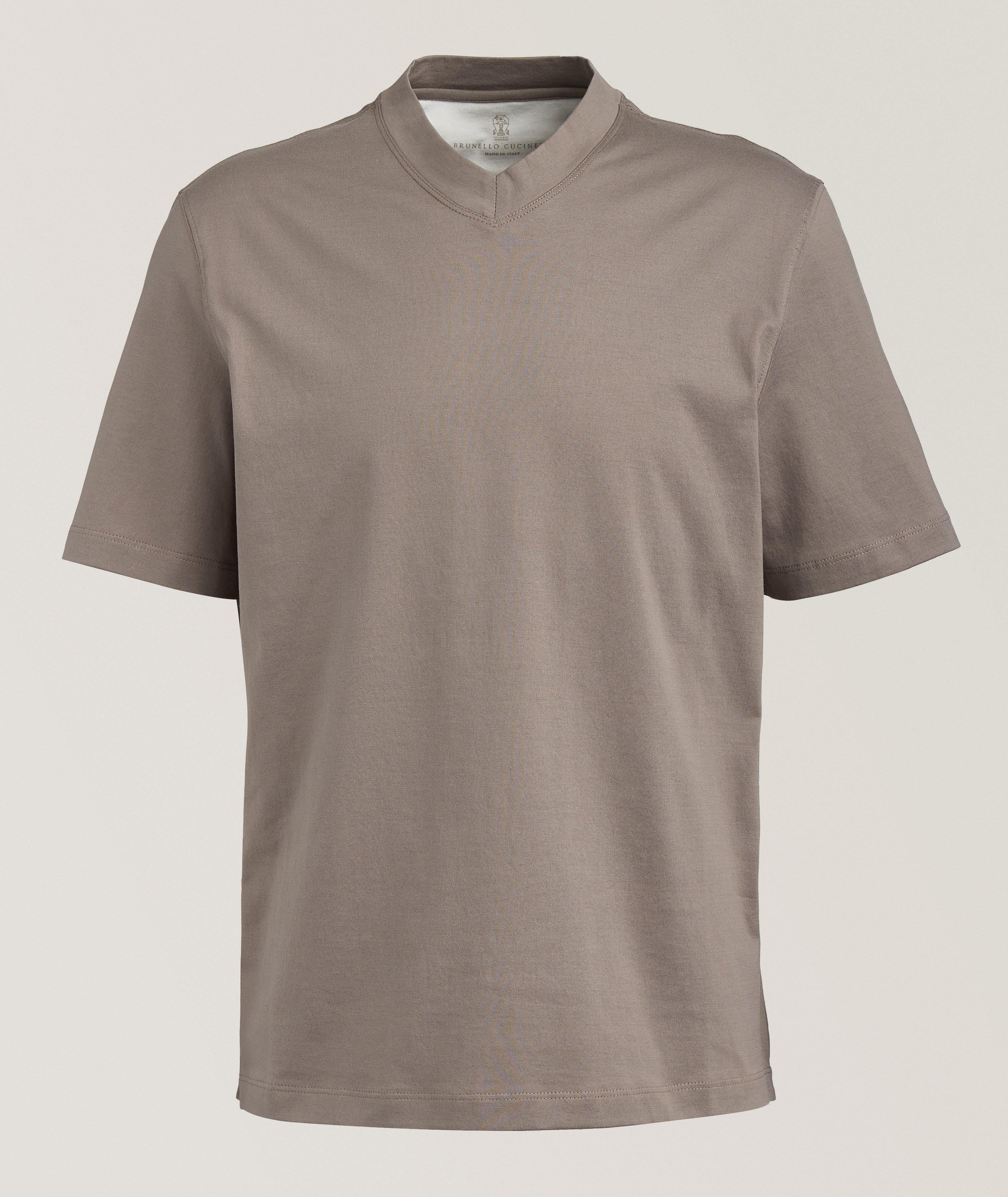 Cotton V-Neck T-Shirt