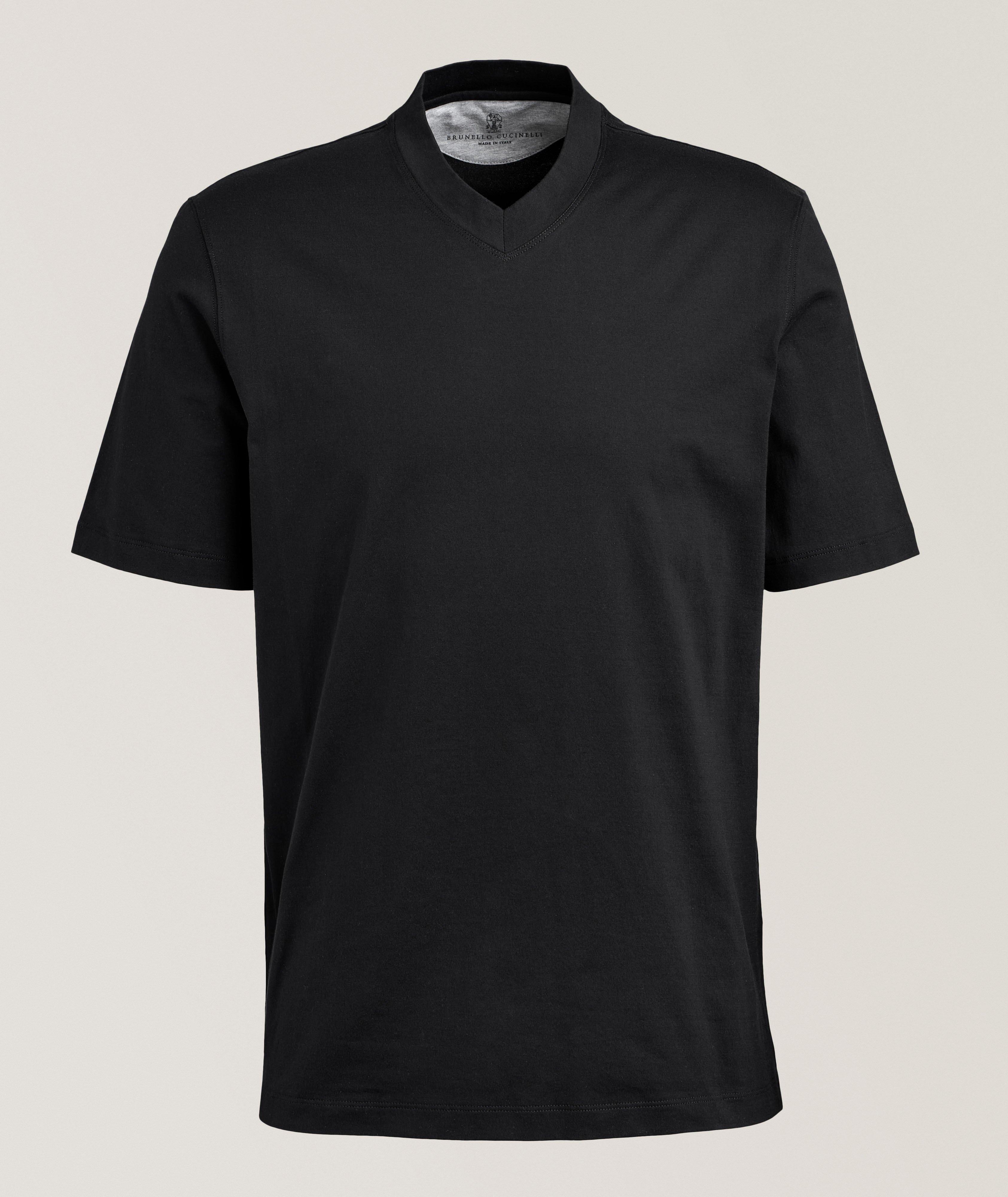 Cotton V-Neck T-Shirt