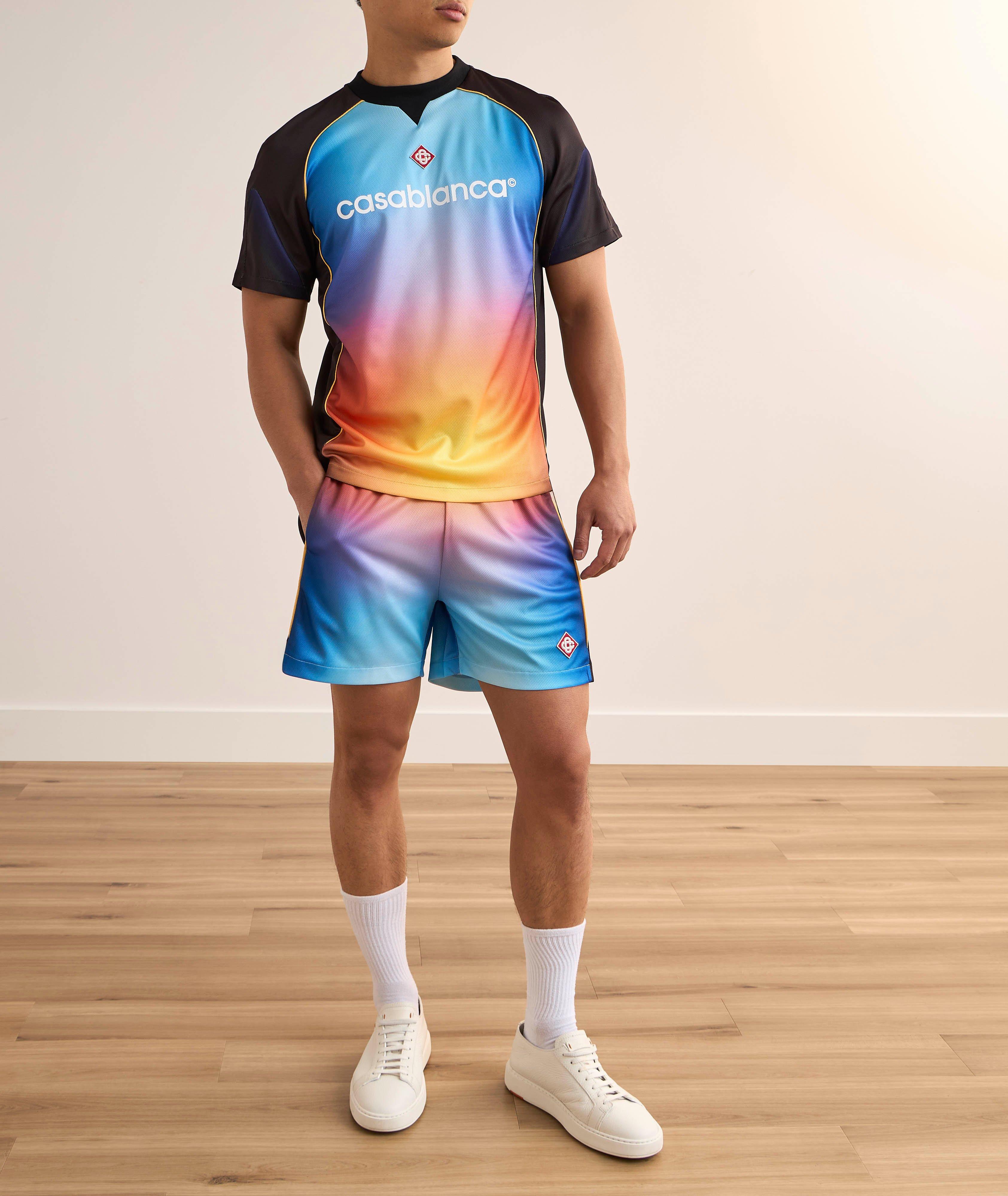 Gradient Mesh Soccer Shorts  image 5