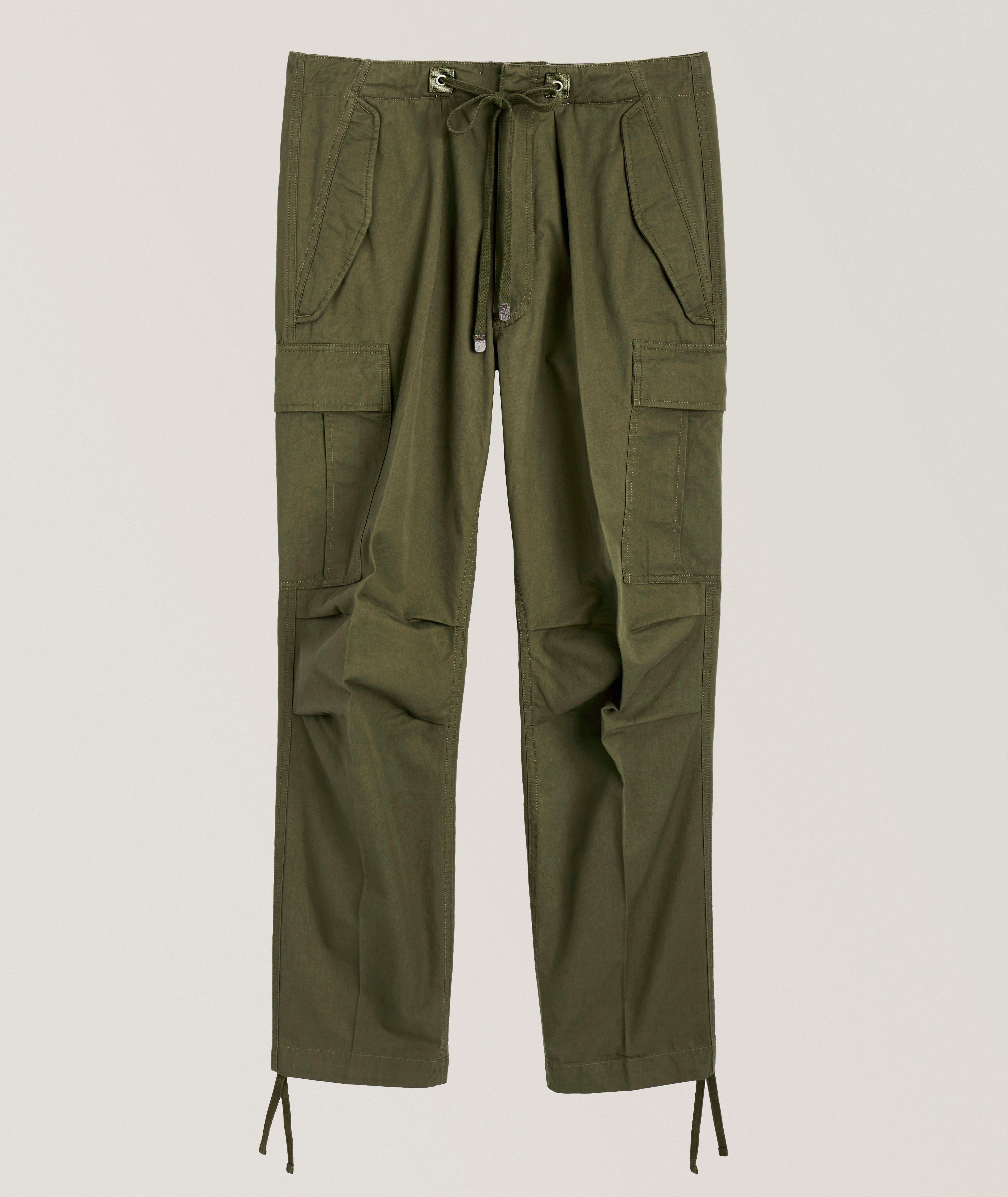 Tom Ford Pantalon Cargo En Twill De Coton En Vert , Taille Homme 33