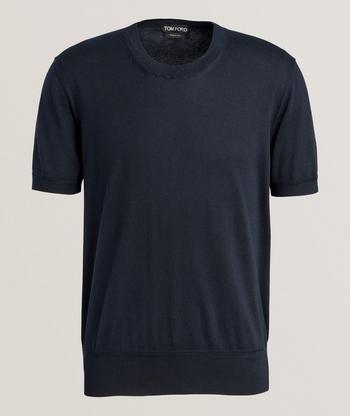 【関税＆送料込み】Tom Ford Lyocell Ribbed T-Shirt TOM FORD Ribbed Lyocell-Cotton T-Shirt | T-Shirts | Harry Rosen