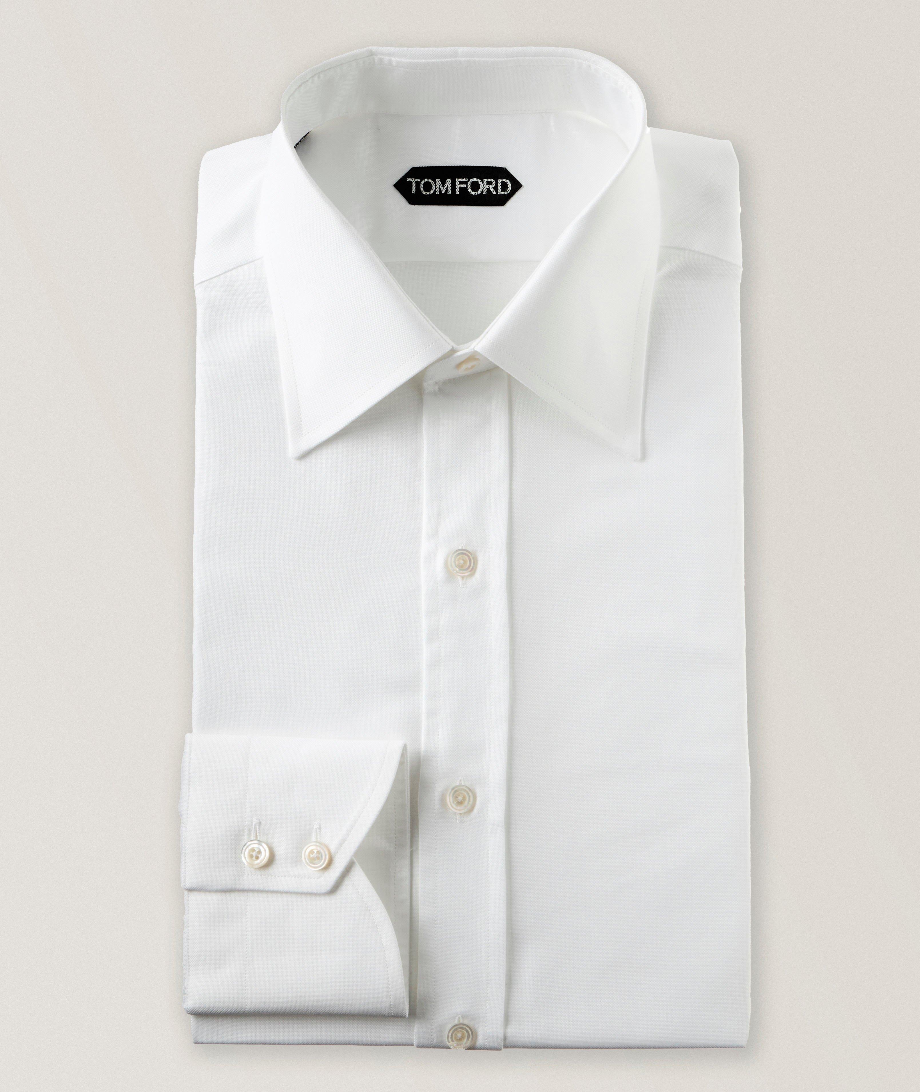 Tom Ford Chemise En Toile Oxford En Blanc , Taille Homme 46