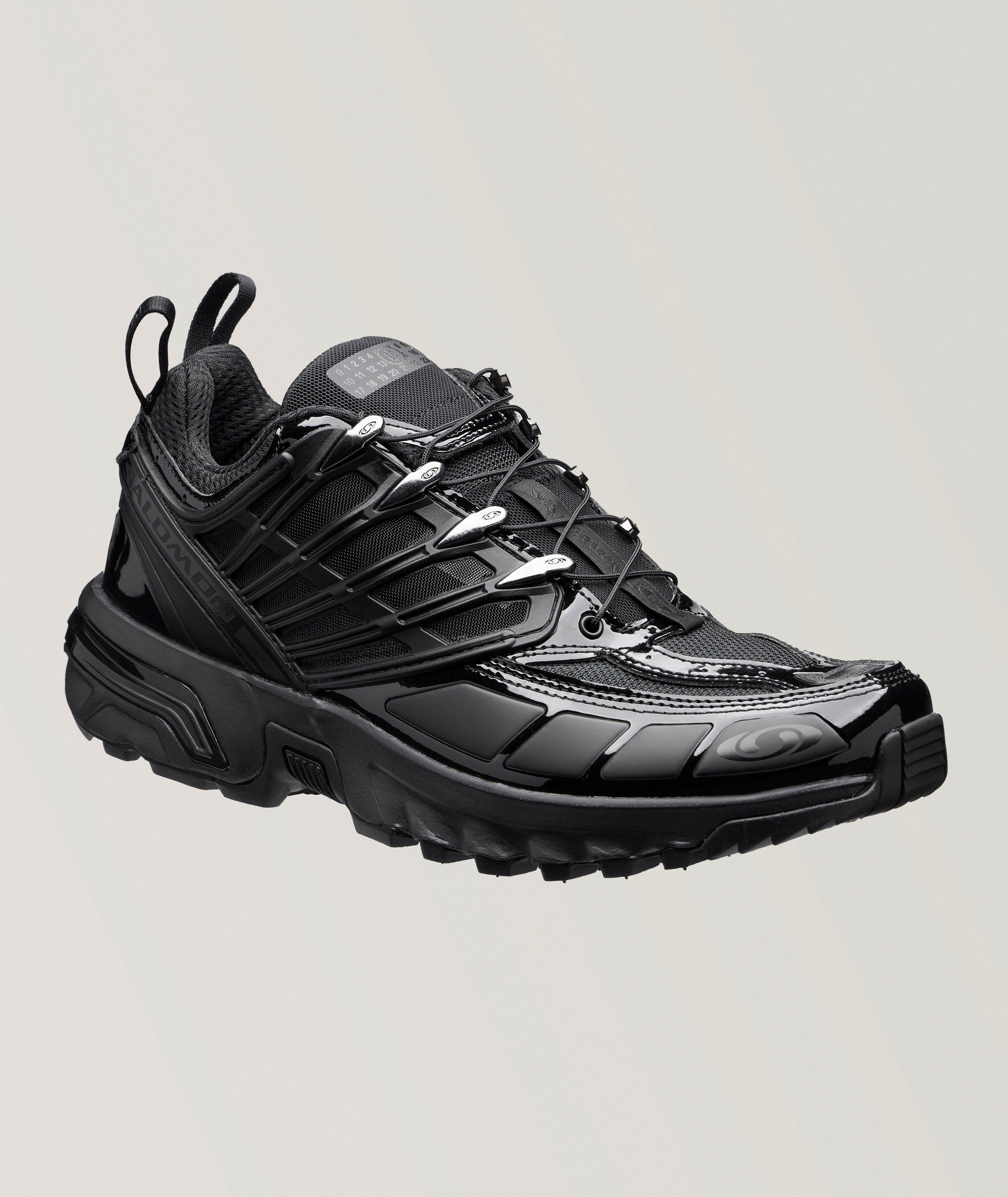 MM6 Maison Margiela Chaussure Sport Acs Pro, Collaboration Avec Salomon En Noir , Taille Homme 9.5