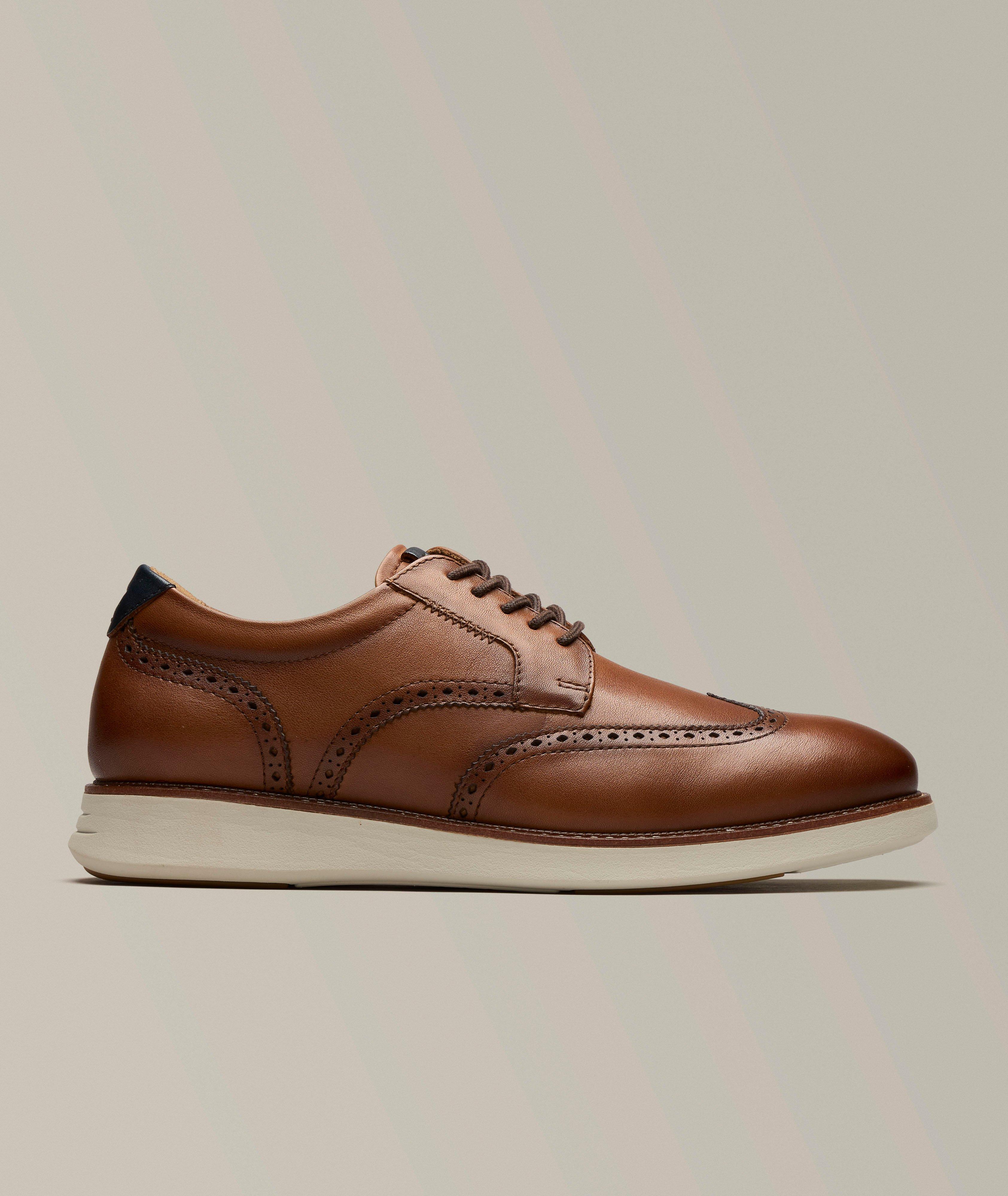 Launch Wingtip Leather Sneakers image 0