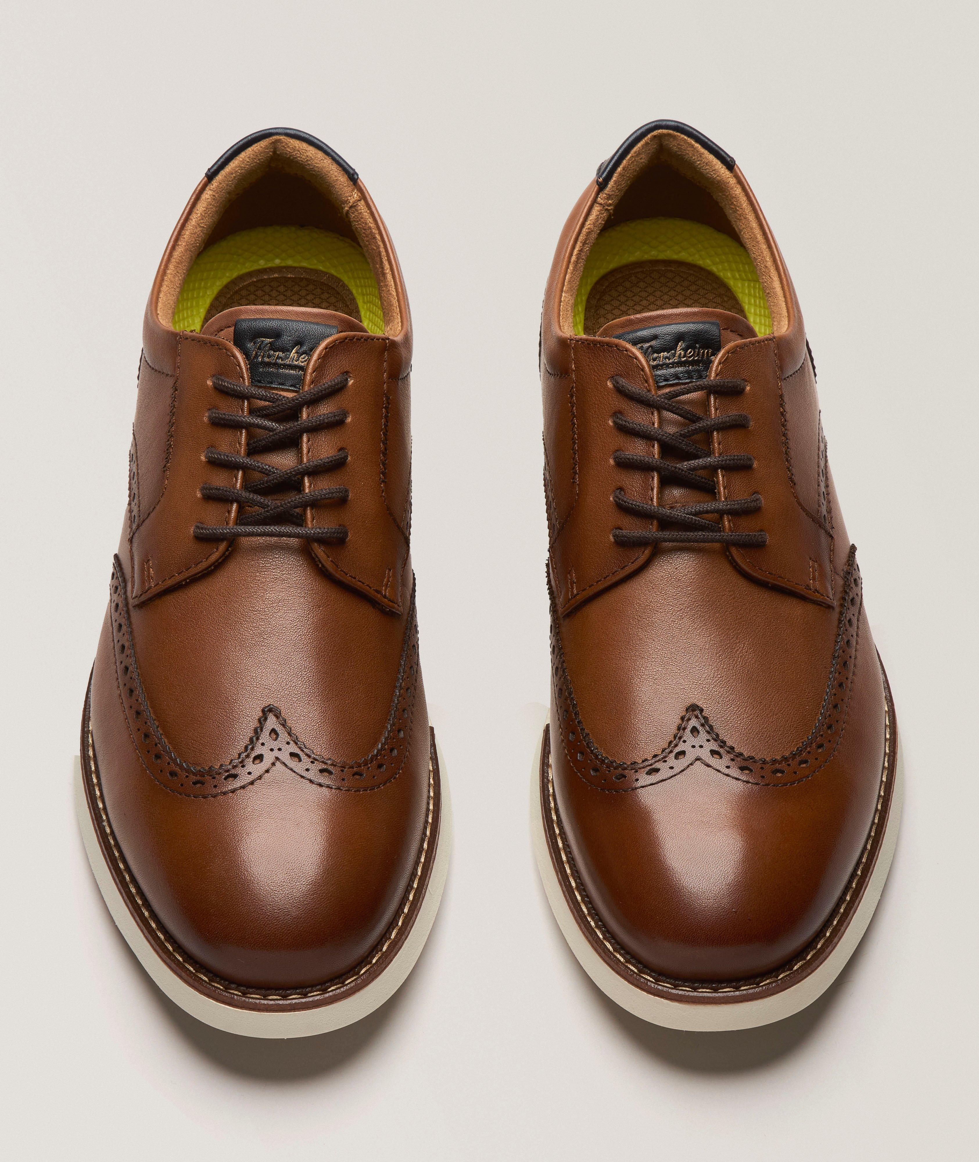 Launch Wingtip Leather Sneakers image 1
