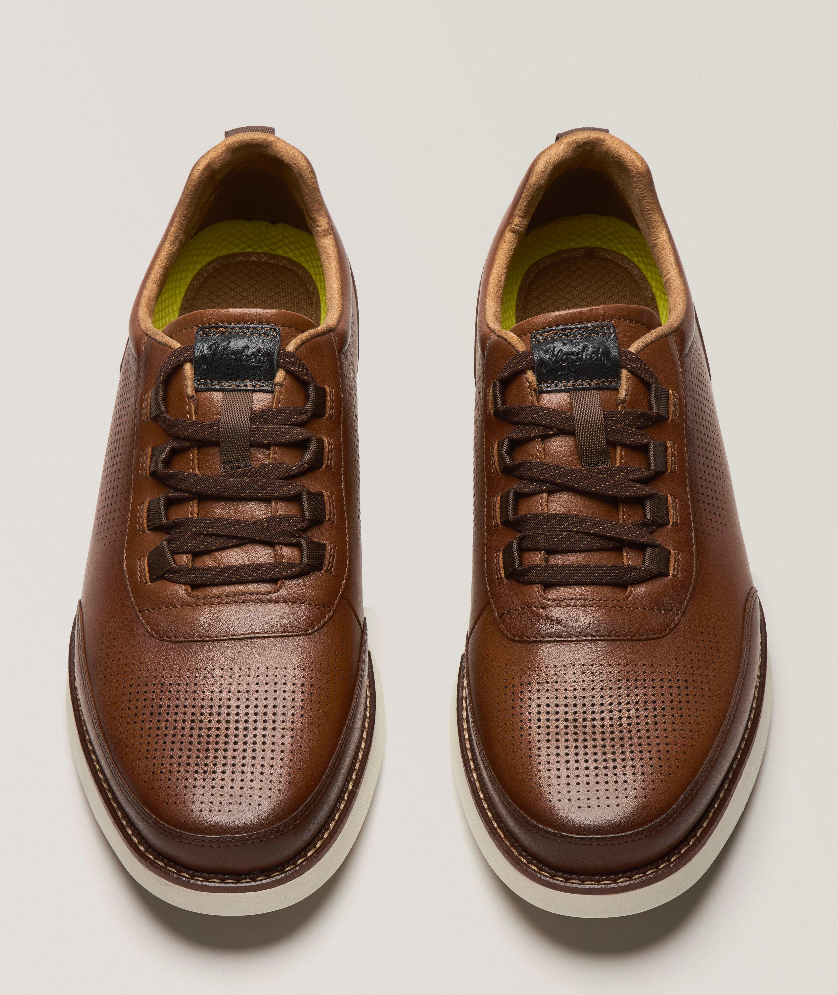 Launch Perforated Leather Sneakers image 1