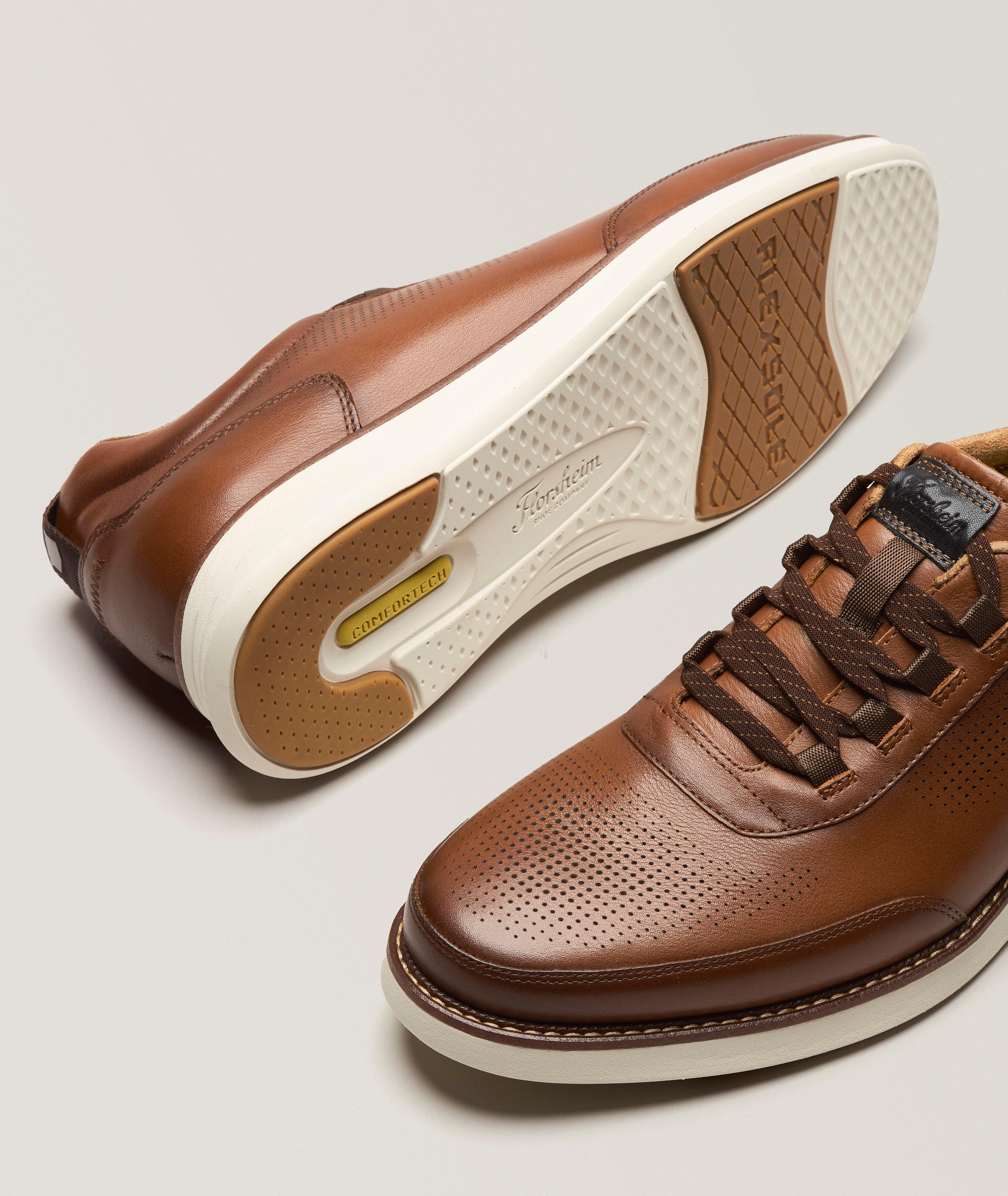 Launch Perforated Leather Sneakers image 3