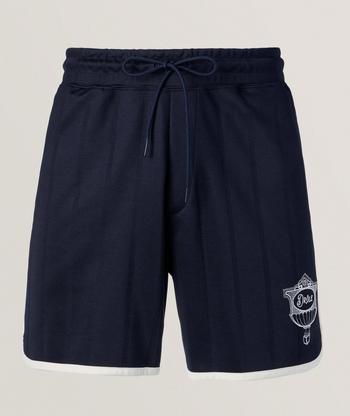 ショーツ THOM BROWNE RWB VISCOSE SHORTS Thom Browne Striped-Trim Cotton Drawstring Shorts | Shorts