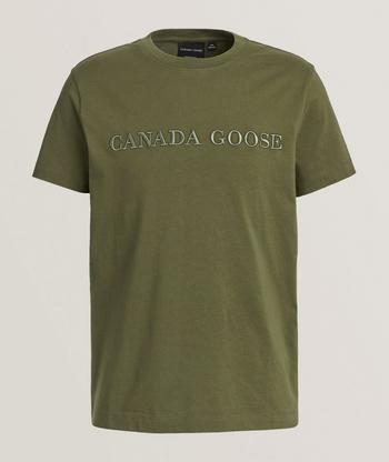 Moncler Logo Bar Cotton Crewneck T-Shirt | T-Shirts | Harry