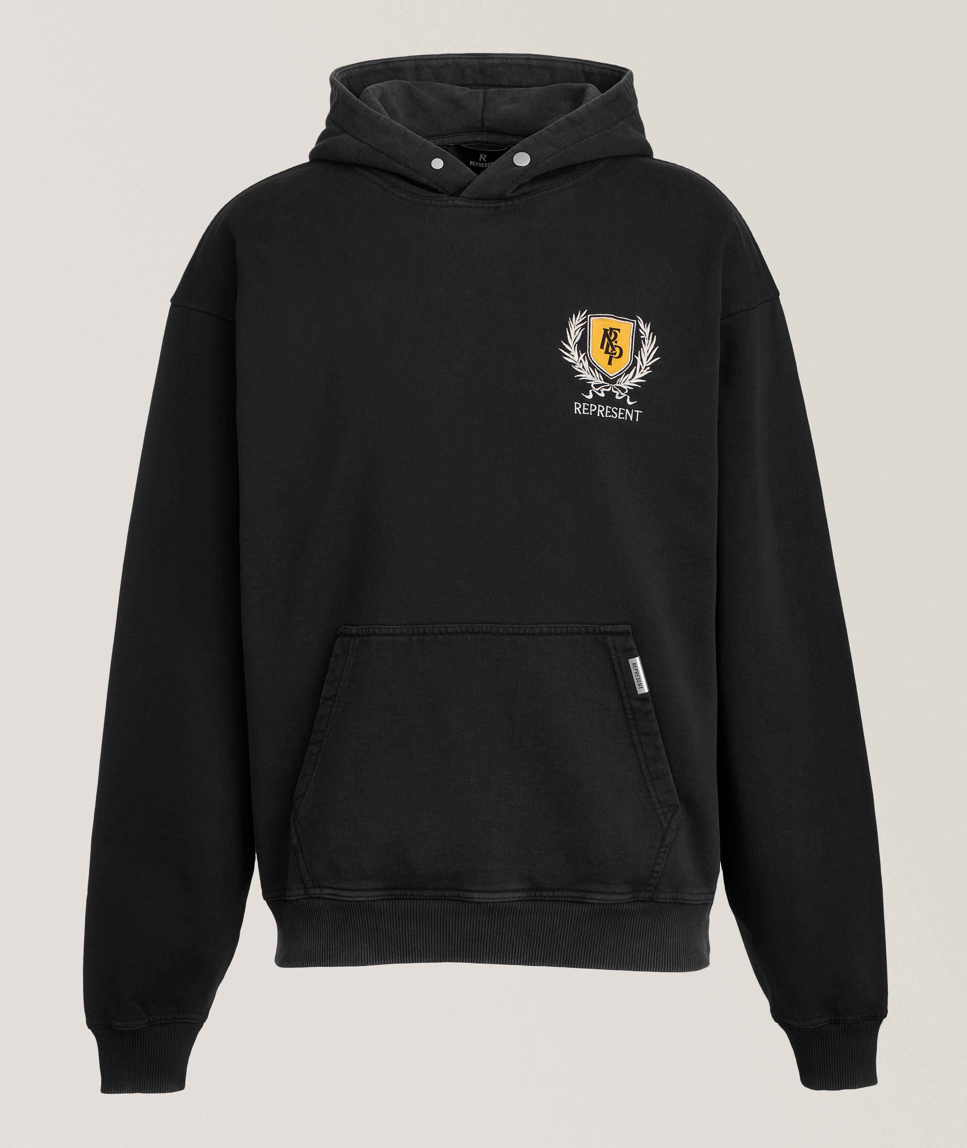 Crest Cotton Hooded Sweatshirt image 0