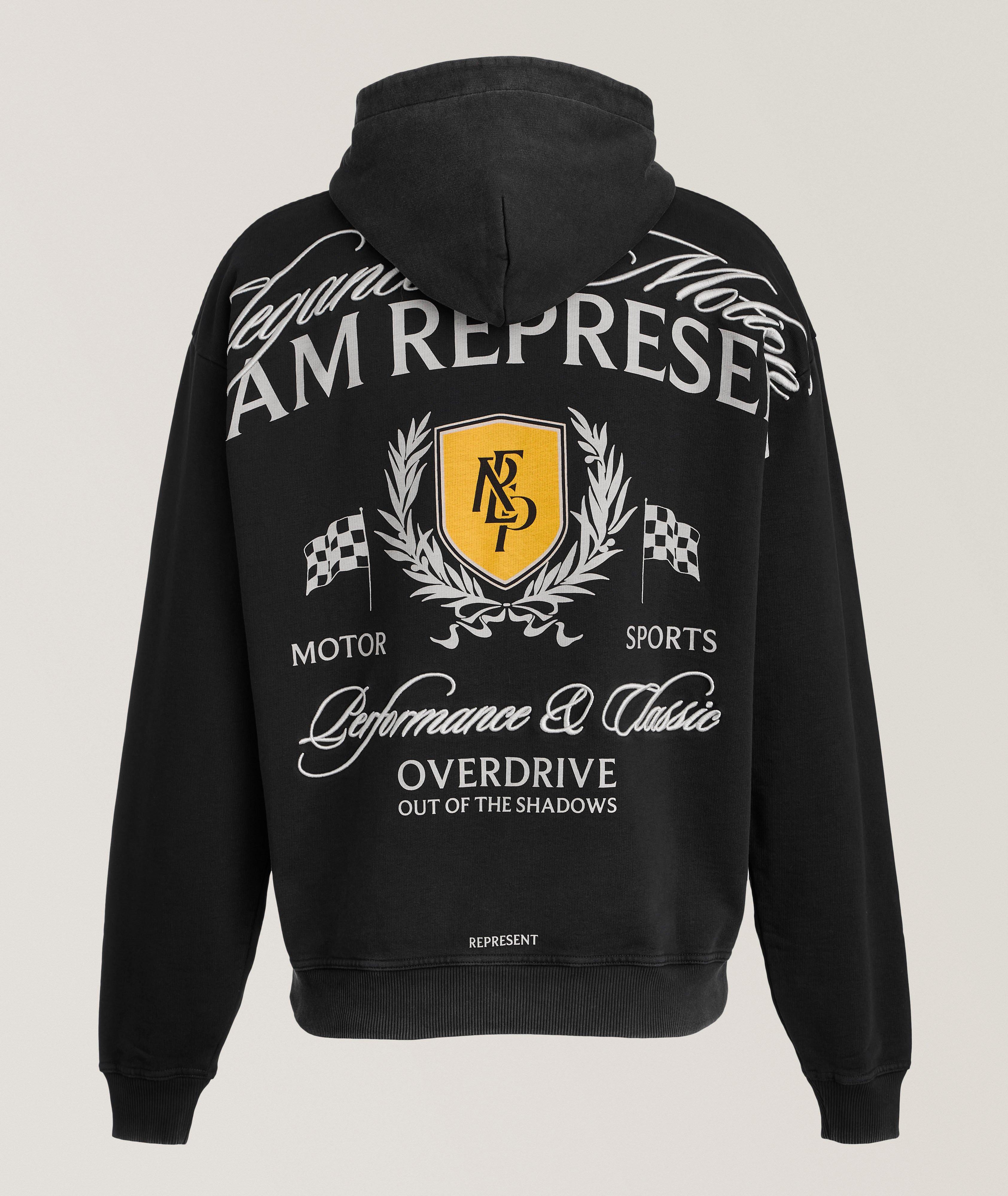 Crest Cotton Hooded Sweatshirt image 1