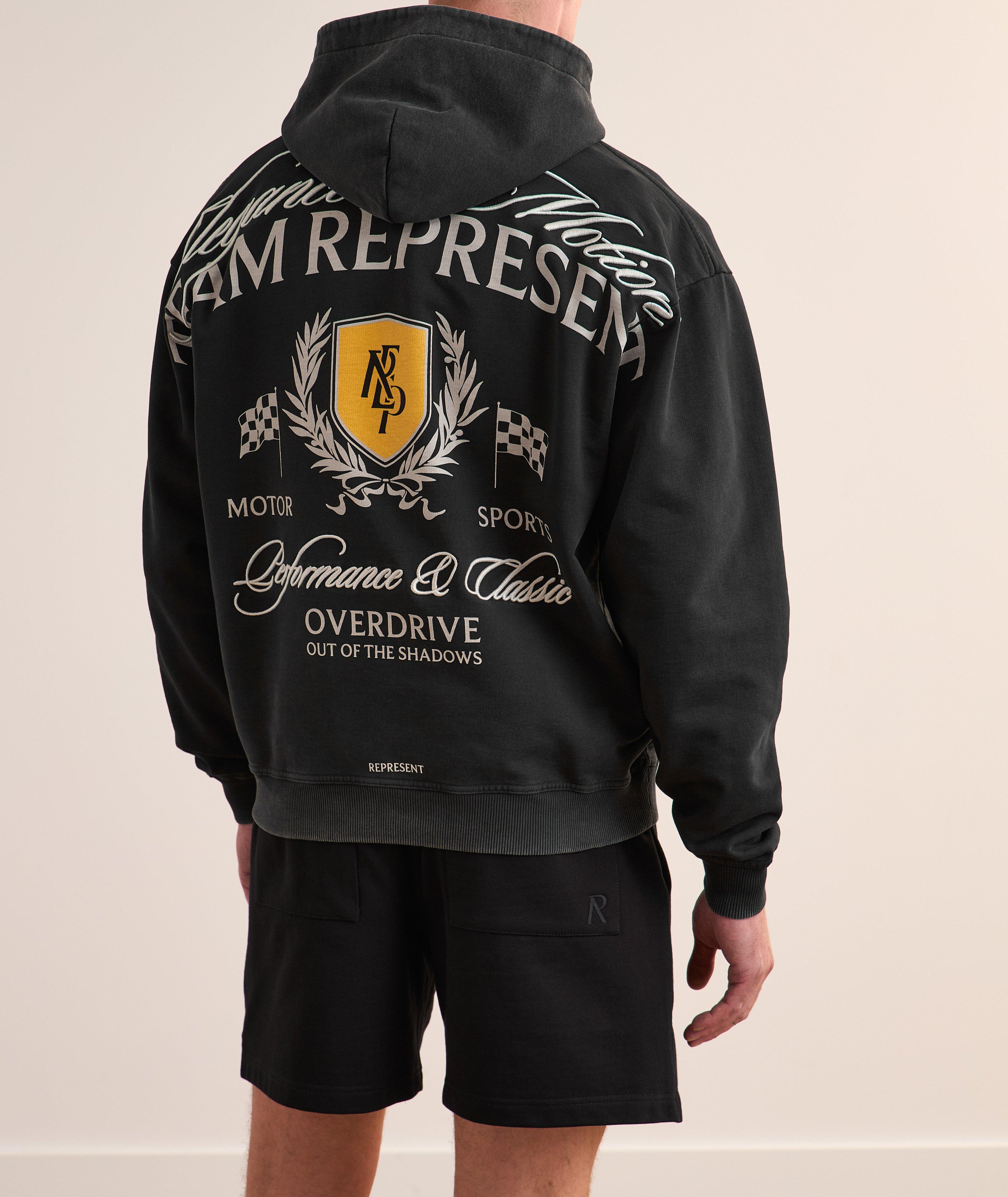 Crest Cotton Hooded Sweatshirt image 2