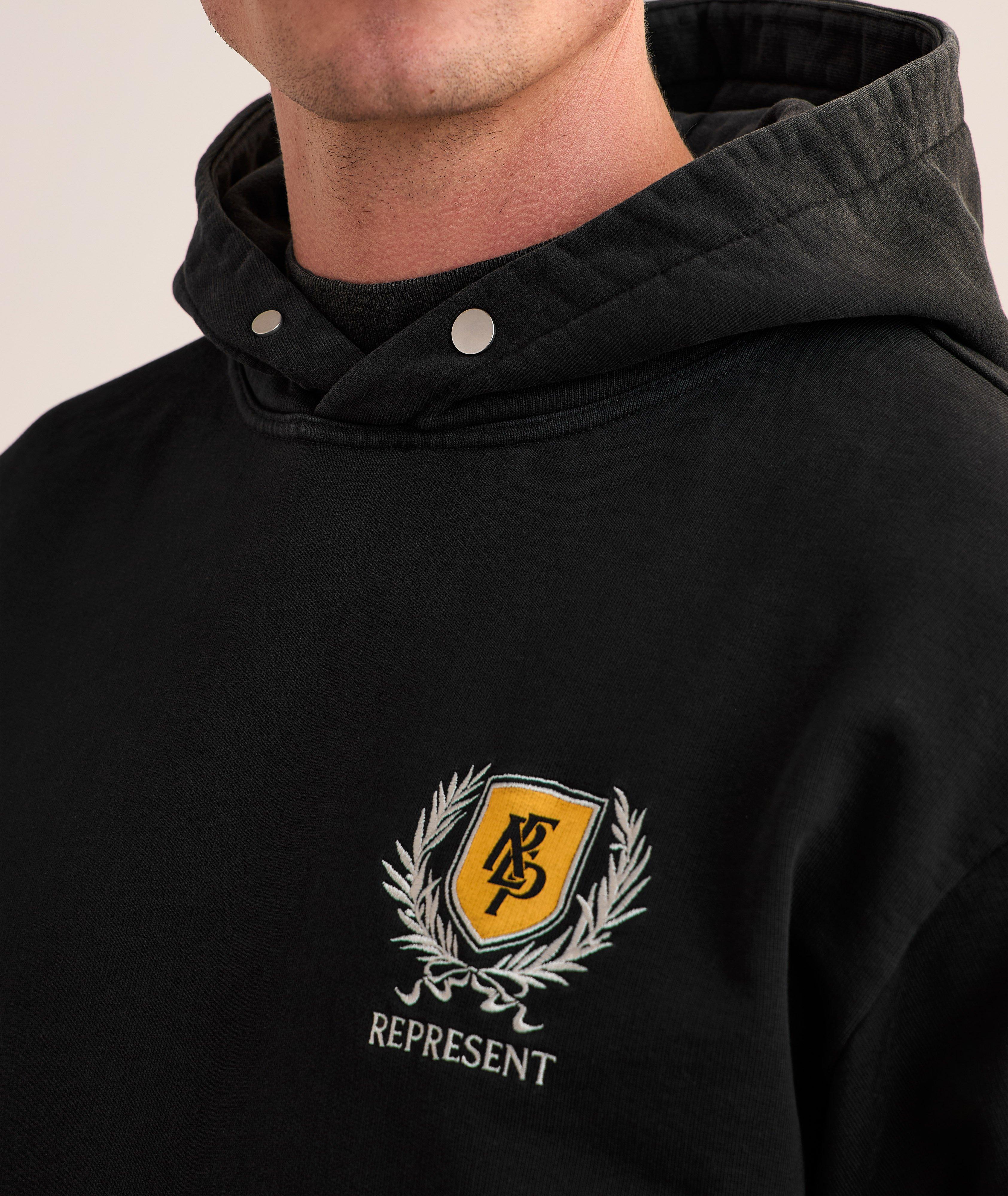 Crest Cotton Hooded Sweatshirt image 3
