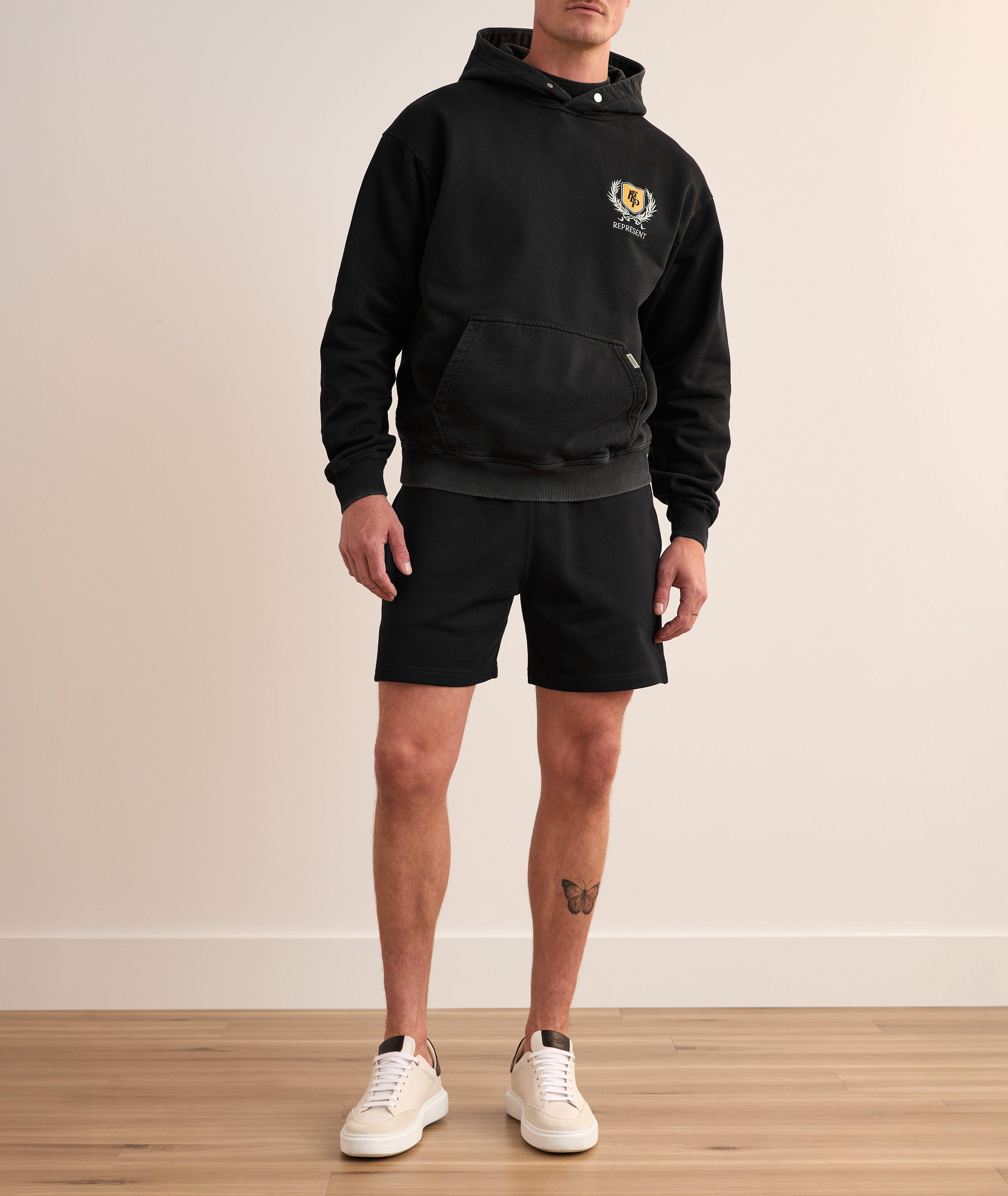Crest Cotton Hooded Sweatshirt image 6