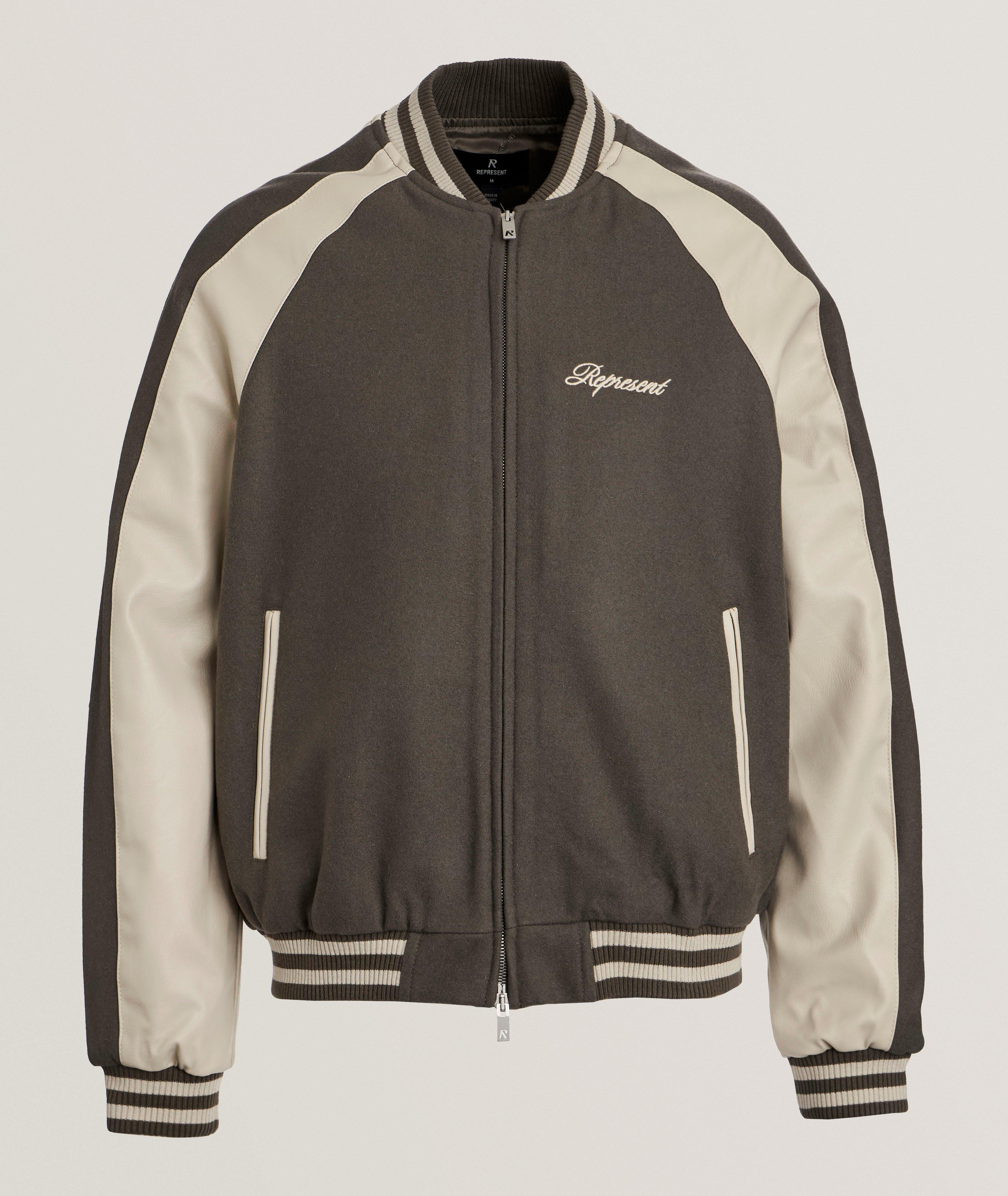 Represent Blouson de style universitaire à manches raglan | Manteaux ...