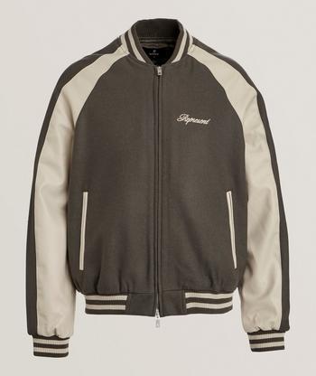 KENZO ケンゾー22AW VARSITY BOMBER JACKET L Kenzo Lucky Tiger Varsity Embroidered Bomber Jacket | Square One