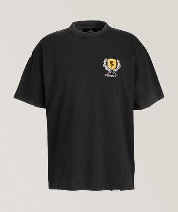 【関税込み】Rhude ブラック Chevron Logo Repeat Tシャツ NWT RHUDE CHEVRON LOGO REPEAT TEE VINTAGE BLACK T-SHIRT SIZE
