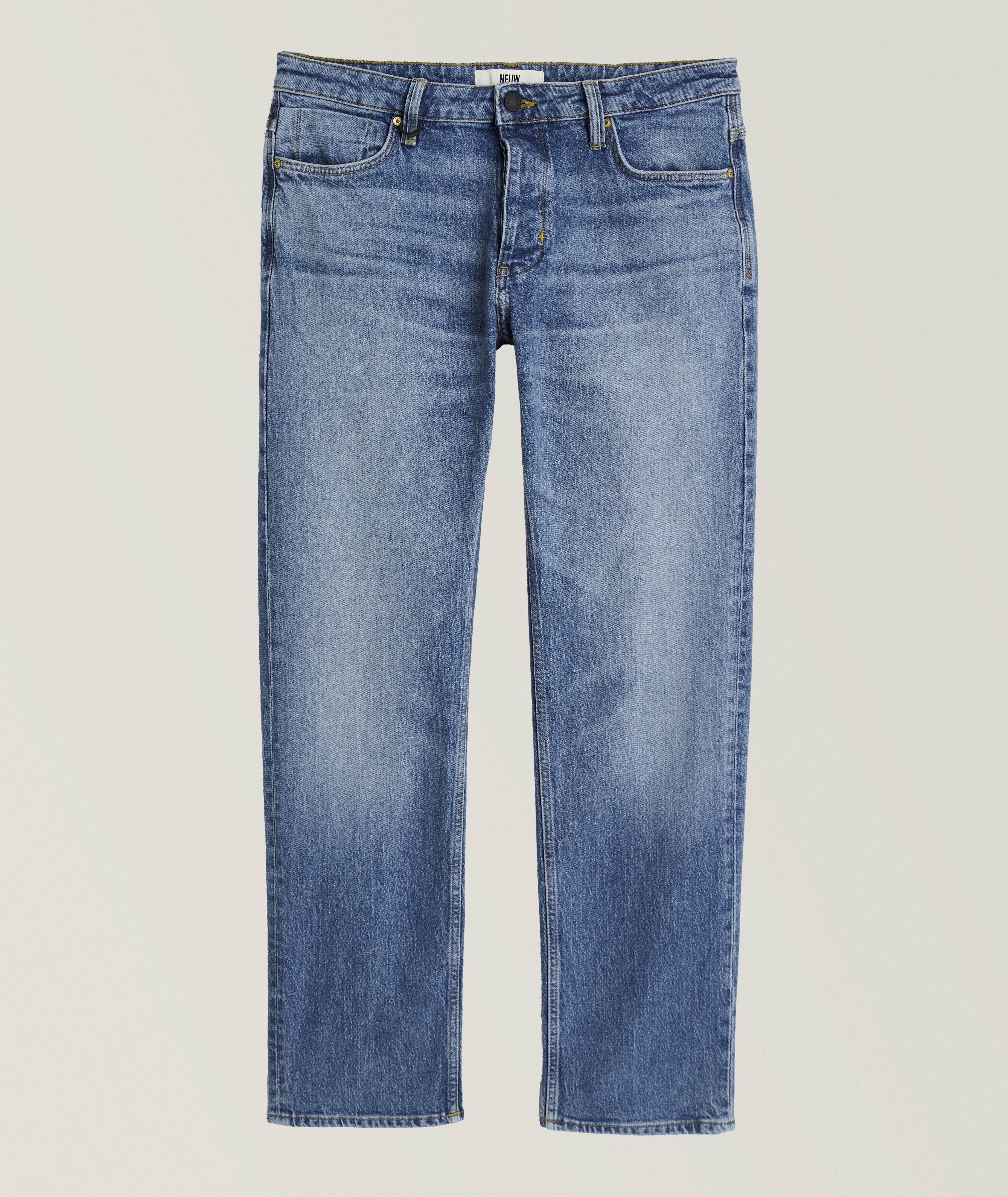 NEUW Ray Straight-Fit Stretch-Cotton Jeans 