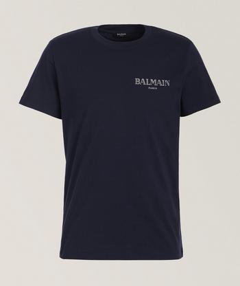 Balmain Chain Logo Graphic Cotton T-Shirt | T-Shirts | Harry