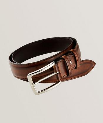 Anderson's Brushed Grain Leather Belt | Belts | Harry Rosen