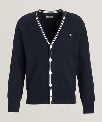 【送料&関税込】Tom Ford Wool Silk Cardigan TOM FORD Silk-Merino Wool Ribbed Shawl Cardigan | Sweaters