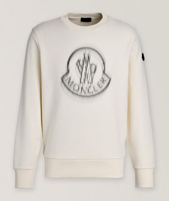 Moncler Embroidered Cursive Logo Sweatshirt | Sweaters