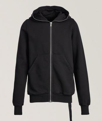 Thom Browne 4-Bar Sleeve Zip-Up Hooded Sweater | Sweaters