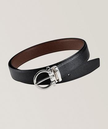 Ferragamo Double Gancini Reversible Leather Belt | Belts