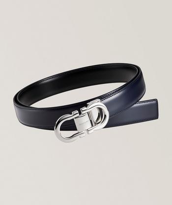 【送料&関税込】Ferragamo Double Gancini Buckled Belt FERRAGAMO Adjustable & Reversible Gancini Buckle Belt with