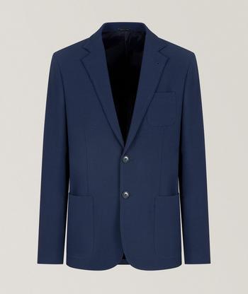 Brunello Cucinelli Twill Linen, Wool & Silk Sport Jacket