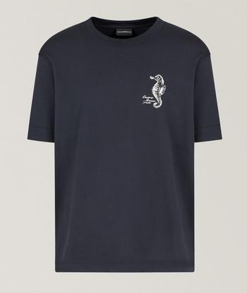 Tシャツ・カットソー GIORGIO ARMANI Giorgio Armani T-shirts and Polos Black ジョルジオ・アルマーニ(GIORGIO ARMANI) メンズTシャツ