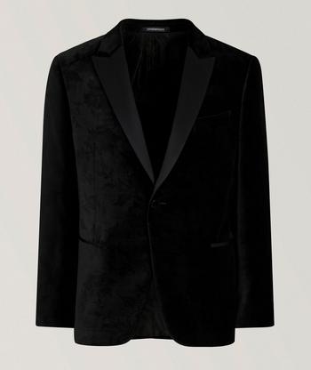 LARDINI Virgin wool tuxedo with satin lapel ジャケット Men's Satin Notched Lapel 2-Piece 100% Wool Tuxedo Suits