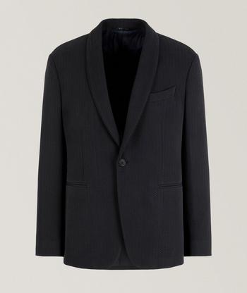 Ralph Lauren Purple Label Double-Breasted Velvet Cocktail