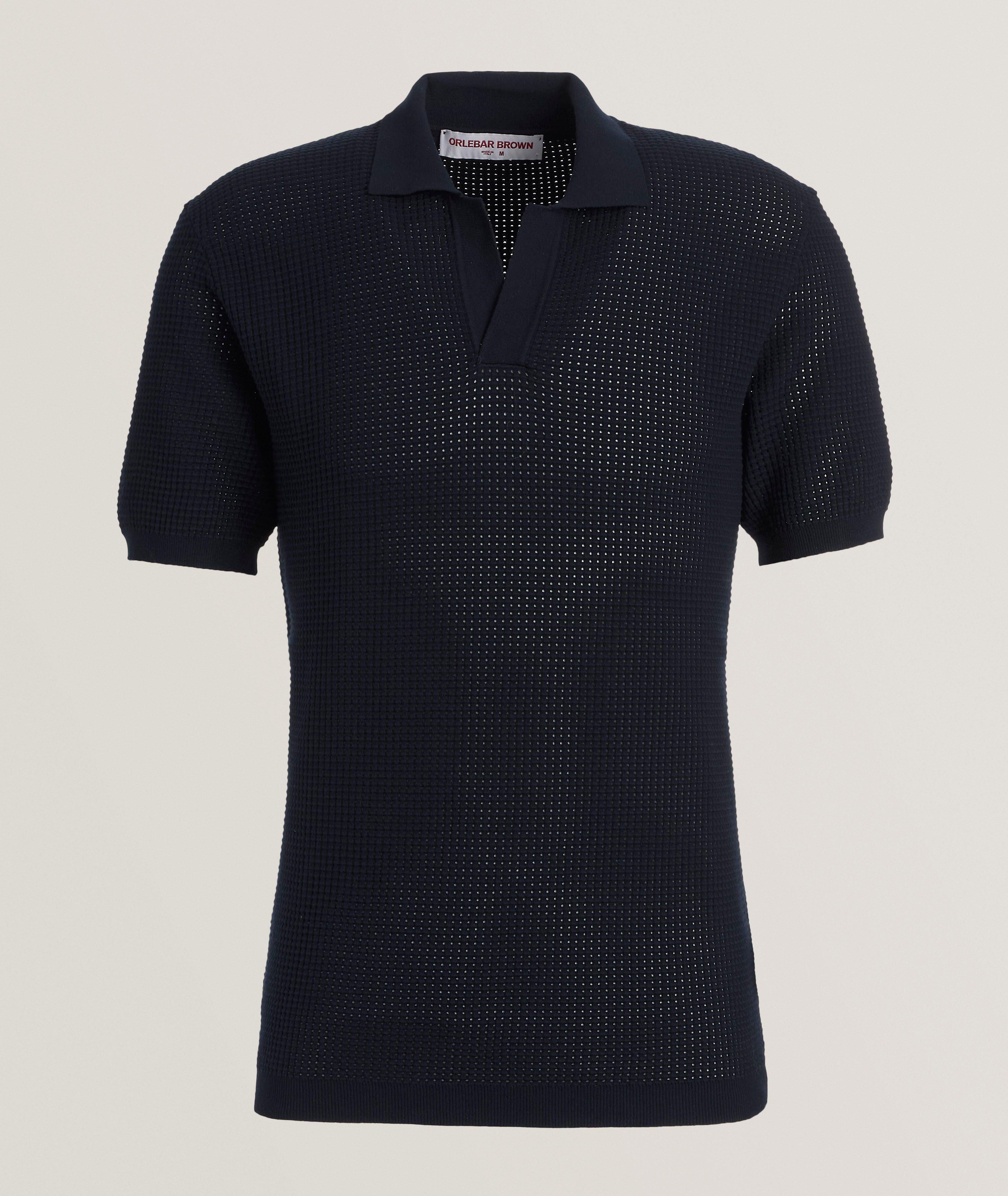 Roddy Mesh-Knit Polo