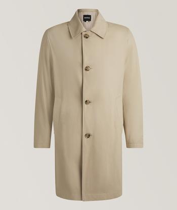 【送料&関税込】Herno Cotton Gabardine Raincoat Herno Trench Rain Jacket | Rainwear | Harry Rosen
