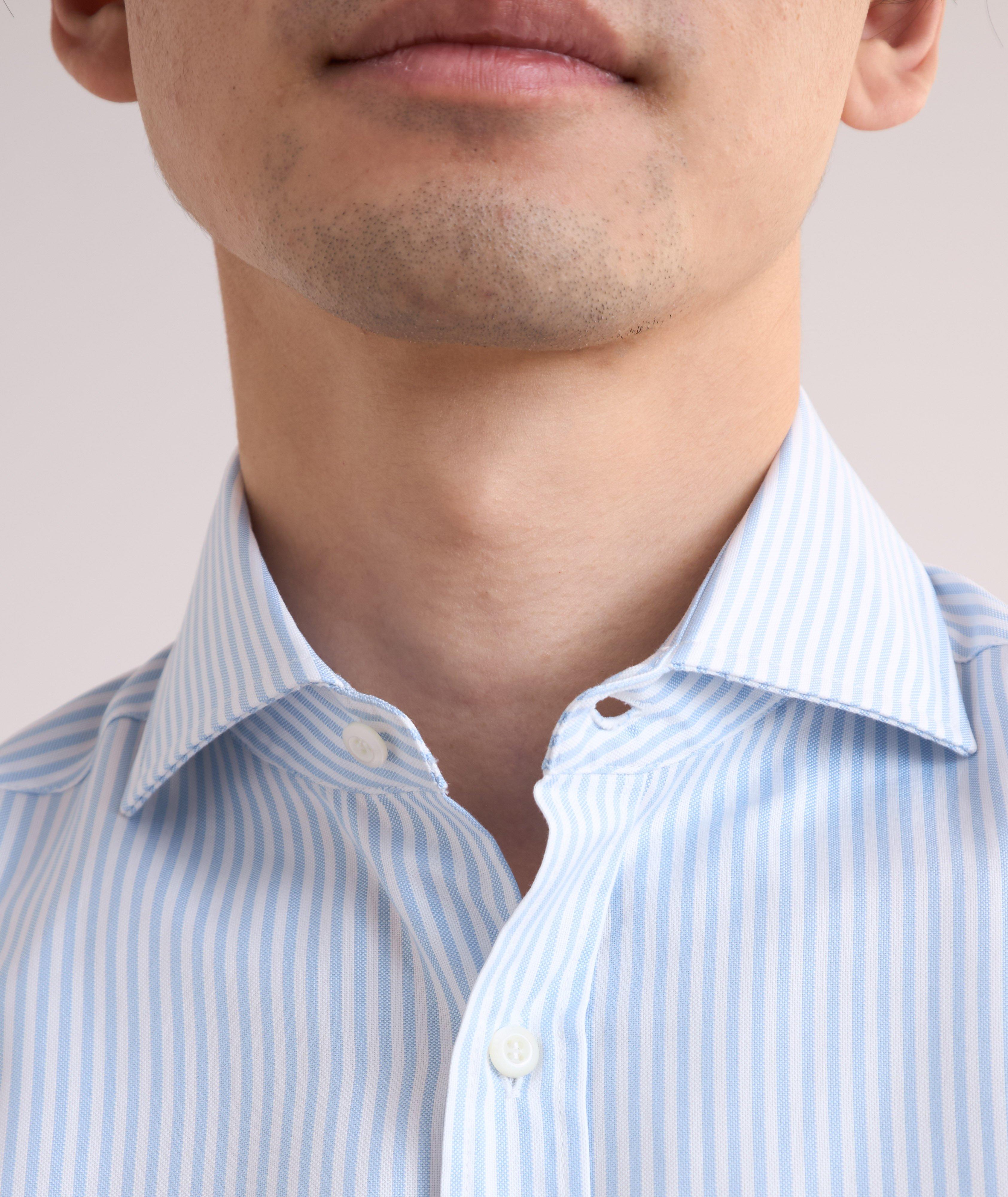 Slim-Fit Striped Cotton-Lyocell Shirt image 3