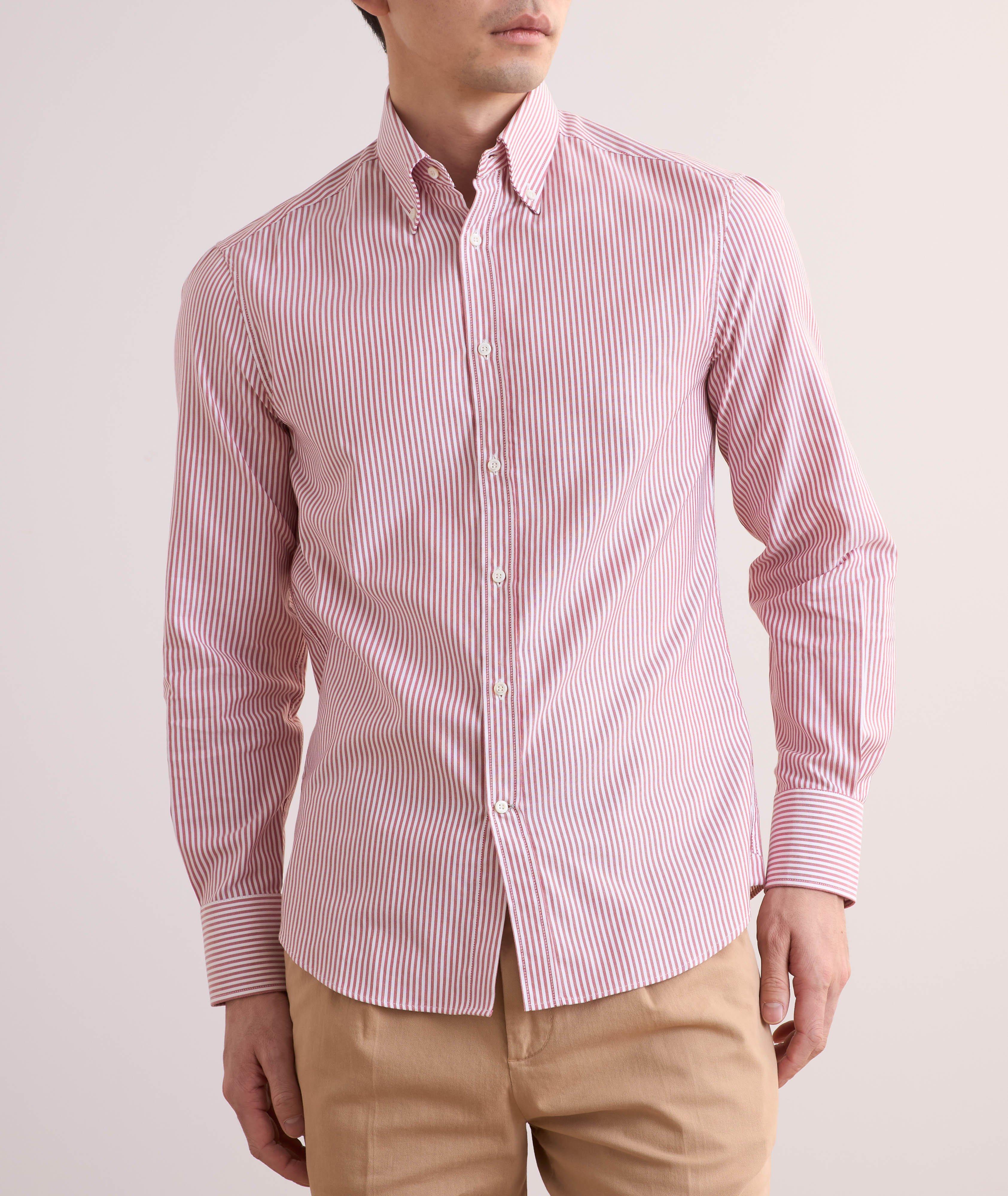 Slim-Fit Striped Shirt image 1