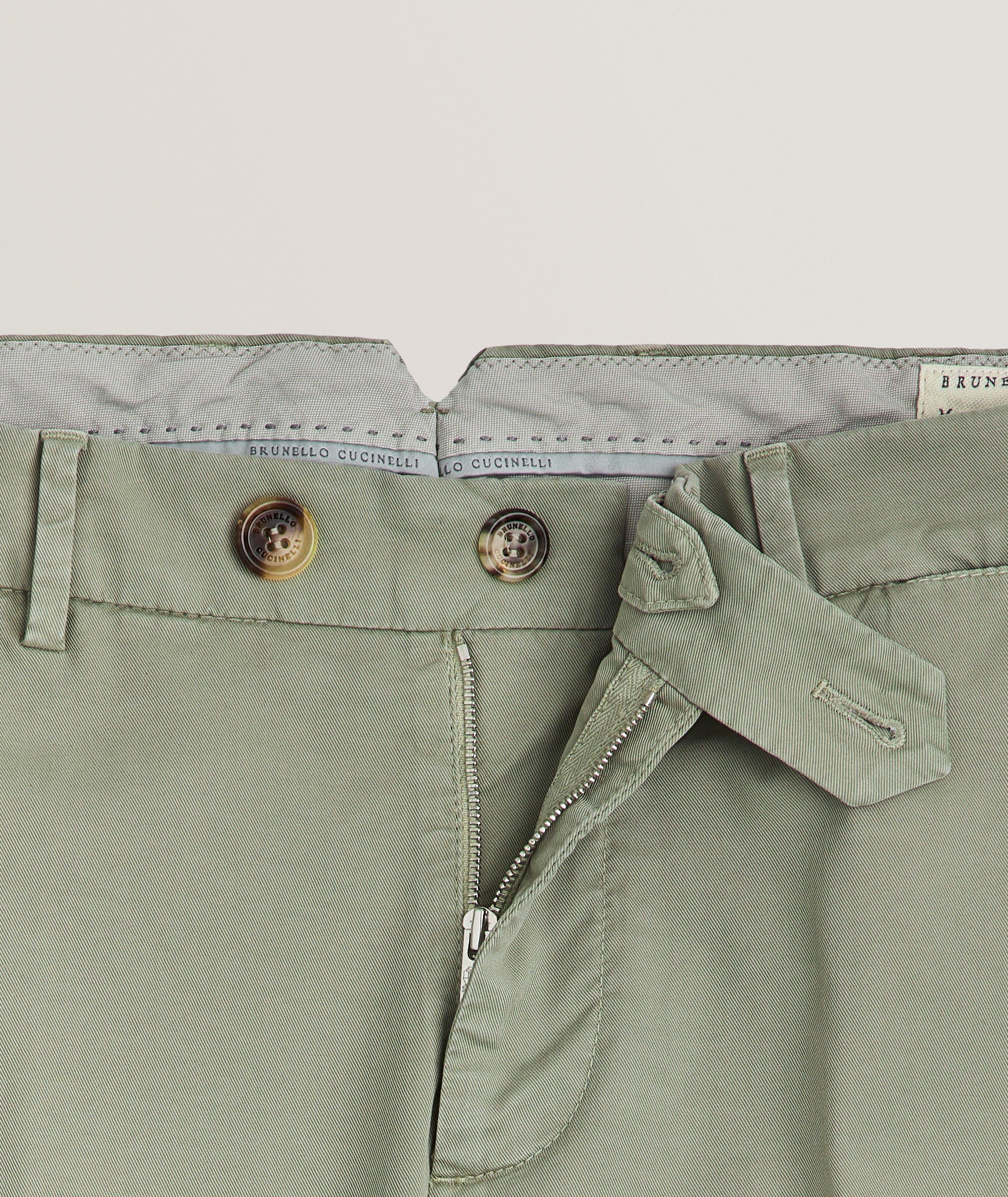 Italian-Fit Gabardine Casual Pants image 4