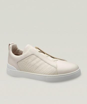 Moncler Monclub Leather Slip-On Sneakers | Sneakers | Harry