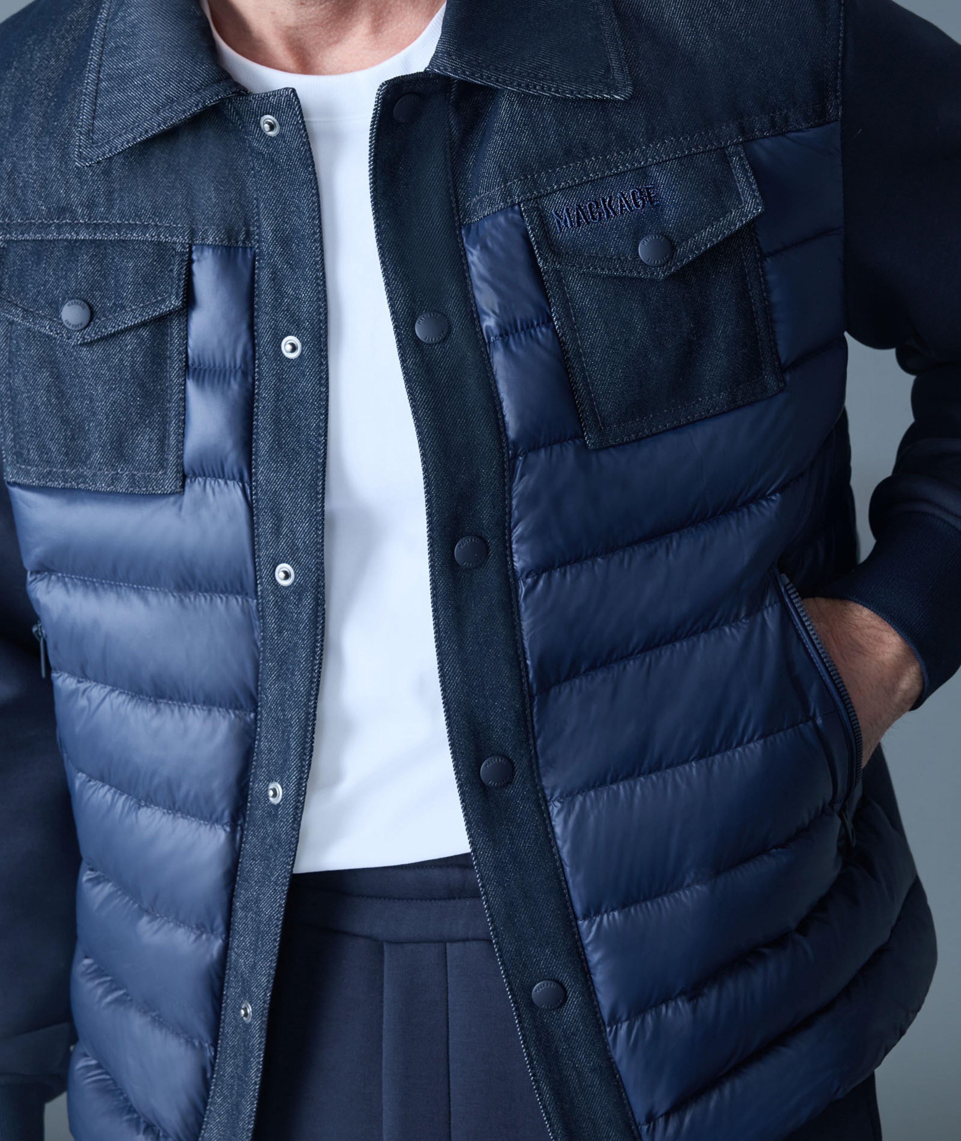 Donovan Hybrid Quilted Contrast Snap Jacket image 4