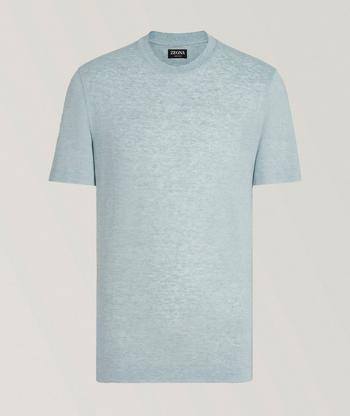 【送料&関税込】MM6 Maison Margiela Light Blue Cotton T-shir MM6 Maison Margiela Oversized Logo Label Cotton T-Shirt | T